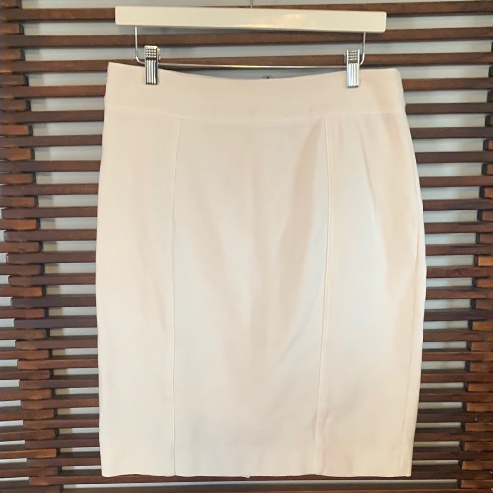 WHBM Elegant Cream Skirt